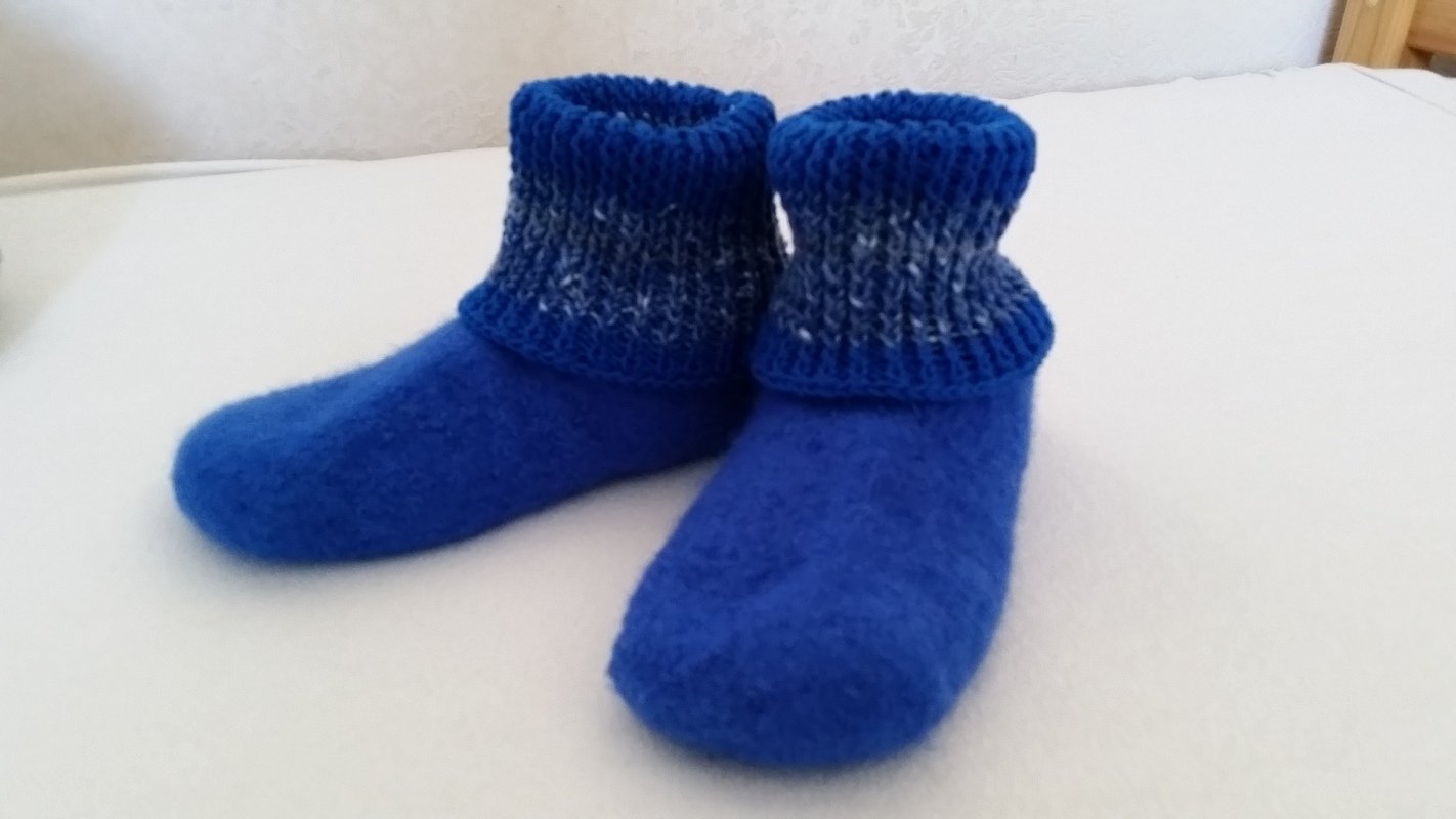 Felt boots / slippers with turtleneck - all sizes