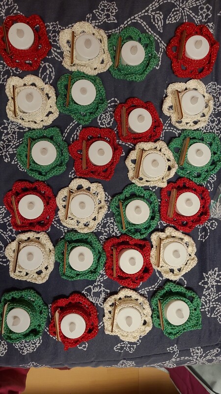 3 Teelichthalter Kerzenhalter LED Teelichter Anleitung Weihnachten Ostern