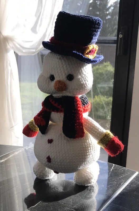 Crochet pattern Snowman