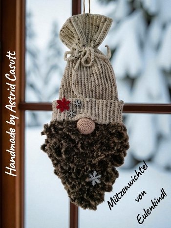 Anleitung ist gut beschrieben und bebildert. Hat Spass gemacht den wichtel zu häkeln