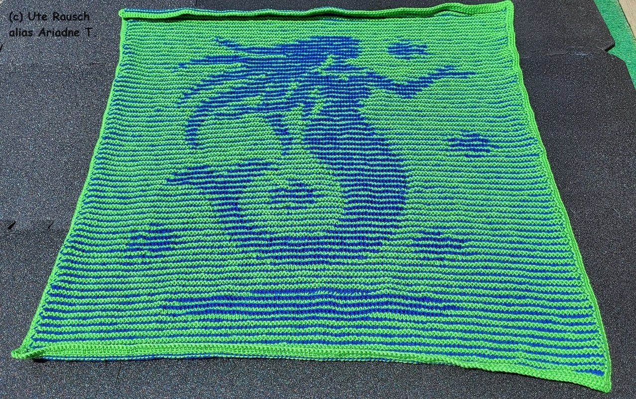 Meerjungfrau Decke Illusionsstricken