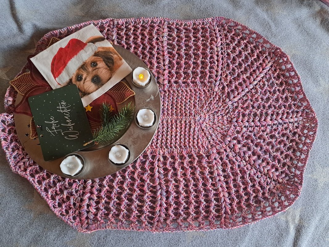 Häkelanleitung Tischläufer Sarna
