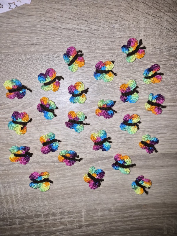 Häkelanleitung Mini-Schmetterling
