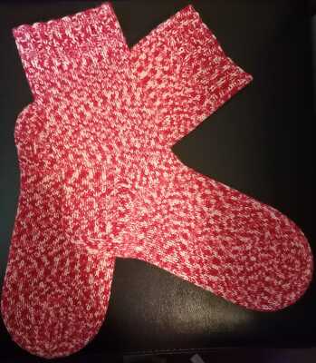 Noch eine Socke für den #Sockenweltrekord fertig Gr 42 aus Opal Wolle