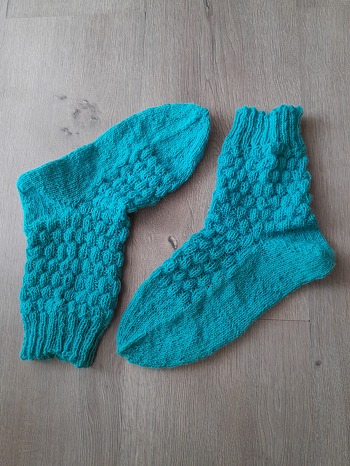 Socken 4-fädig, Minecraftmuster, Größe 40/41
#Sockenweltrekord