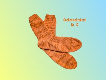 #Sockenweltrekord
Mein 12.Paar ist fertig. Aus einer handgefärbten Wolle einer lieben schweizer Freundin im Minecraft Muster.