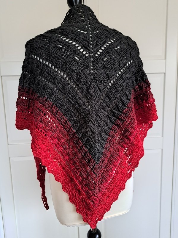 Häkelanleitung Dreieckstuch &quot;Leandris&quot;