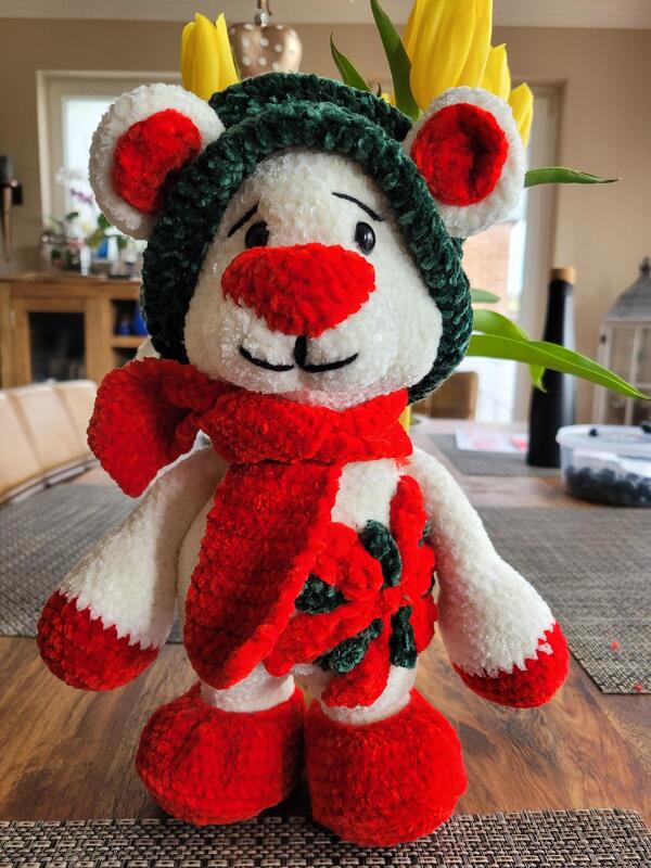 Häkelanleitung / Amigurumi / Eisbär