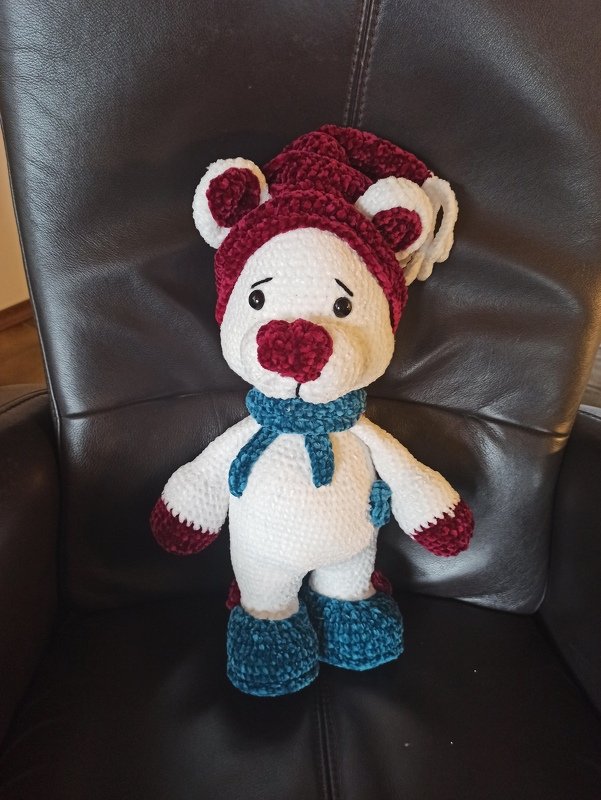 Häkelanleitung / Amigurumi / Eisbär