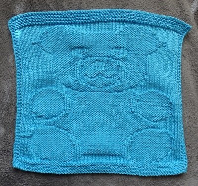 Washcloth Bear – Knitting Instructions