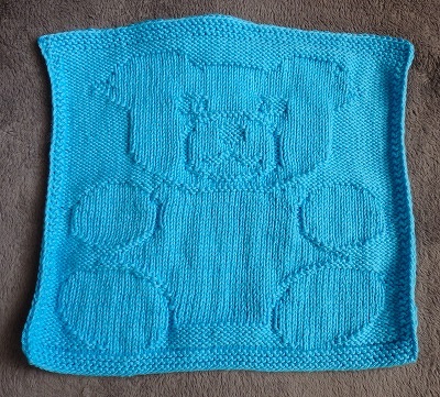 Waschlappen Bär – Eine Strickanleitung