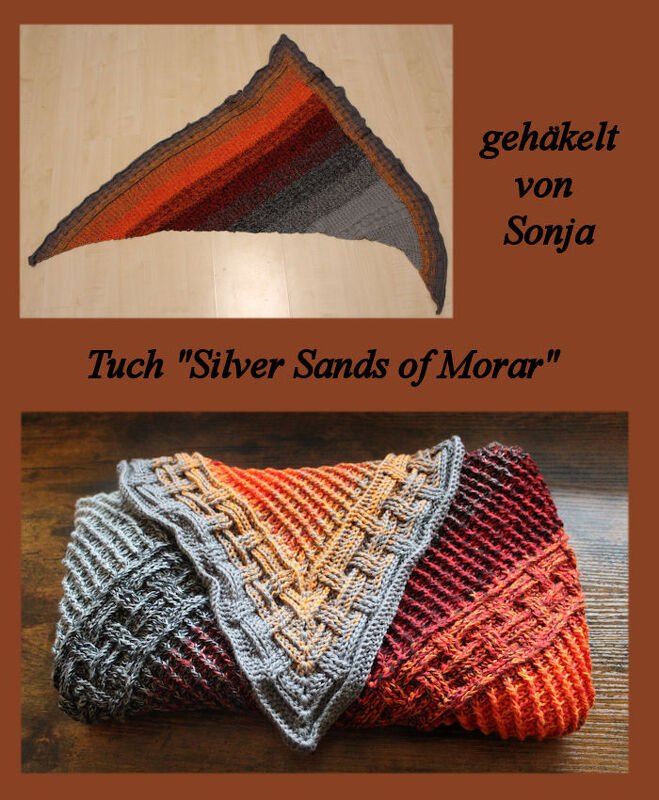 Shawl "Silver Sands of Morar" from the Highland Collection