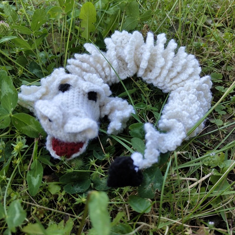 Häkelanleitung Glückswürmchen "Glücksdrache"