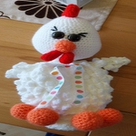 Häkelanleitung: Fröhlicher Hühnchen-Geschenkbeutel für Ostern