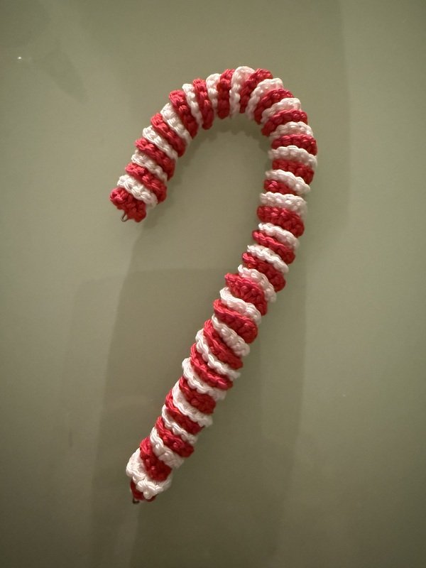 Süße Zuckerstange - Kostenlose Häkelanleitung