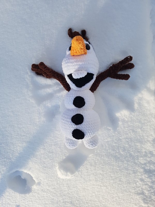 Crochet Pattern - Snowman PDF Amigurumi