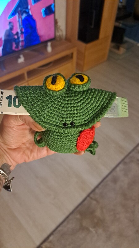 Häkelanleitung Frosch mit Herz