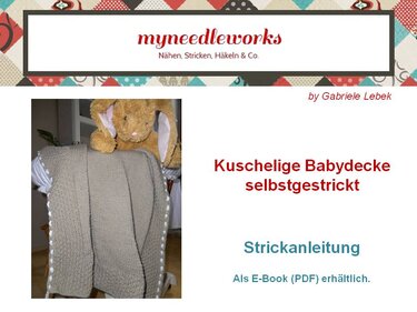 Kuschelige Babydecke selbstgestrickt - Stricken