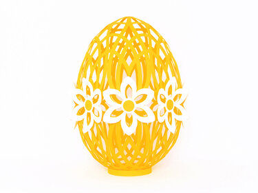 Deko-Ei in XXL – Bastelvorlagen und Anleitung - Basteln
