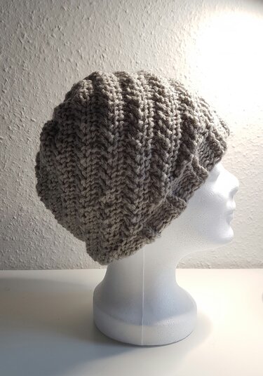 Schnelle Mütze "Drehwurm" - Stricken