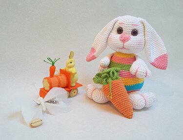 Häkelanleitung Hase Lilli Kunterbunt