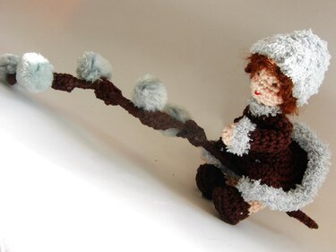 Häkelanleitung Blumenkind Palmkätzchen