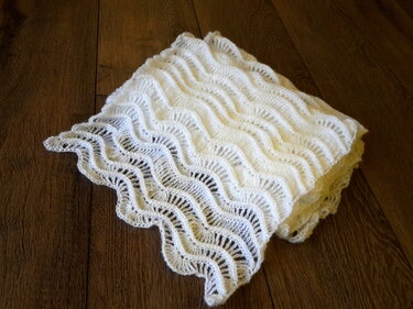 Häkelanleitung Schal SnowWhite