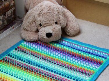 Strickliesel-Teppich - Häkeln