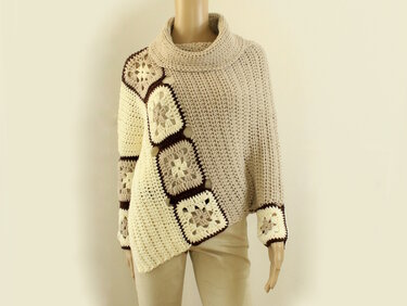 Poncho häkeln
