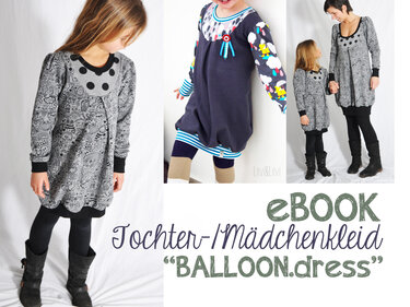 E-Book #58 - Mädchen-/Tochterkleid "BALLOON.dress" - Nähen