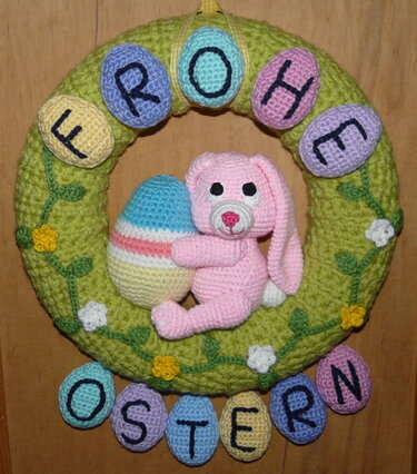 Häkelanleitung Türkranz Ostern