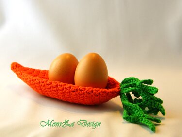 Möhren-Schale 2-er Set - Häkelnanleitung