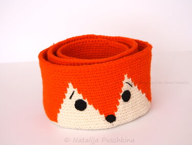 Häkelanleitung - Körbchen Set - Fuchs Familie