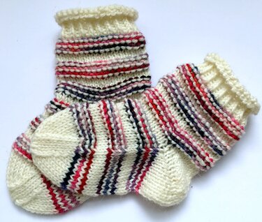 Babysocken "Merle" - Strickanleitung