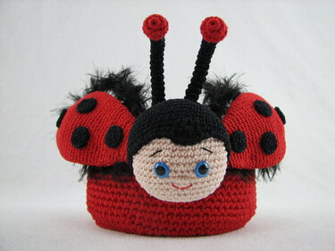 Häkelanleitung Körbchen "Marienkäfer"