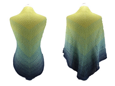 Aschenputtel - triangle shawl (knitting)