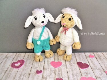 Häkelanleitung Schaf Erwin und Frau