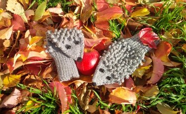 Fäustlinge - Igelkinder - Stricken