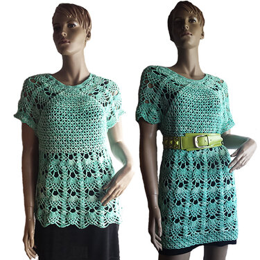 Anleitung Häkelkleid oder Tunika alle Größen - Häkeln