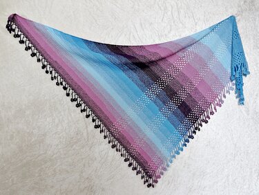 Häkelanleitung Tuch, Schal, Wrap Tausendschön