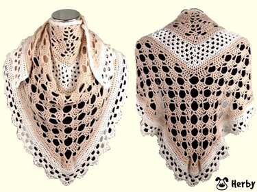 Dreieckstuch " Sommer" - Häkeln