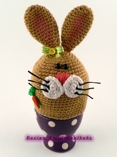 Eierwärmer wechsel Dich -- Dekohase, Dekoei und Eierwärmer in Einem -- Häkelanleitung von Haekelkeks