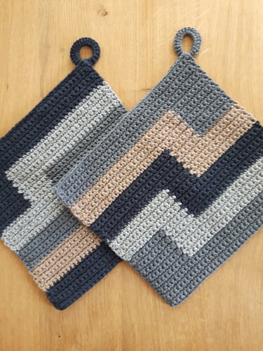 Topflappen gehäkelt - Häkeln