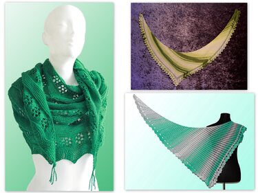 Strickanleitungen - Sparset: Drei Anleitungen für wunderschöne Tücher!!!