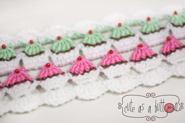 Cute as a button Cupcake Muster Anleitung