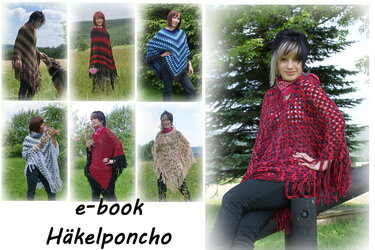 E-book, Häkelanleitung Poncho