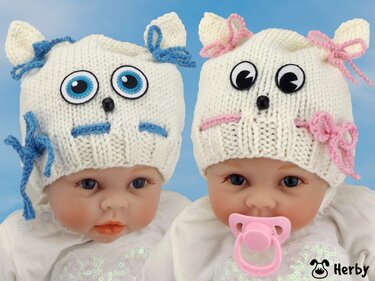 Strickanleitung: Babymütze "Funny"
