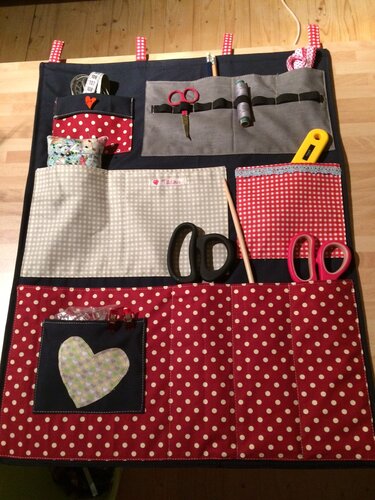 Nähanleitung für Utensilo zum Hängen