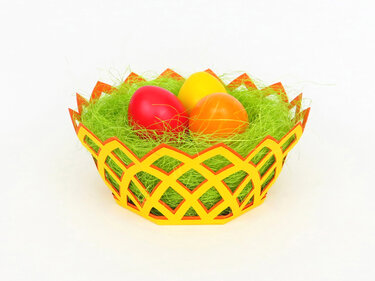 Osternest – Bastelanleitung und Vorlagen