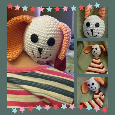 Kuscheltuch Hase - Häkeln